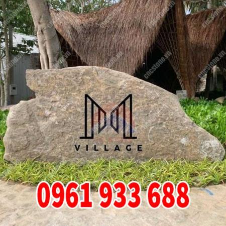 Bảng hiệu đá công ty khắc logo chuyên nghiệp