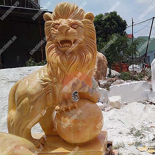 Sư tử đá đẹp và tinh xảo tại cncstone