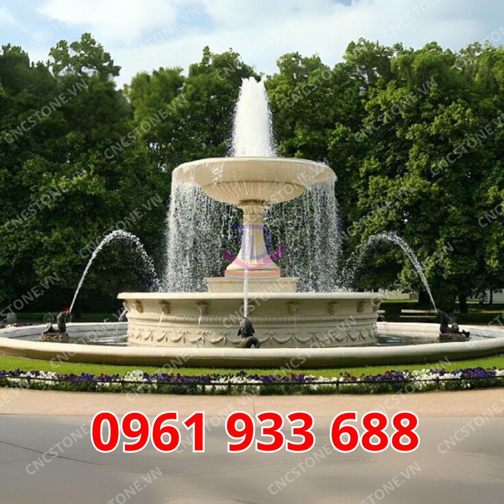 Đài phun nước bằng đá