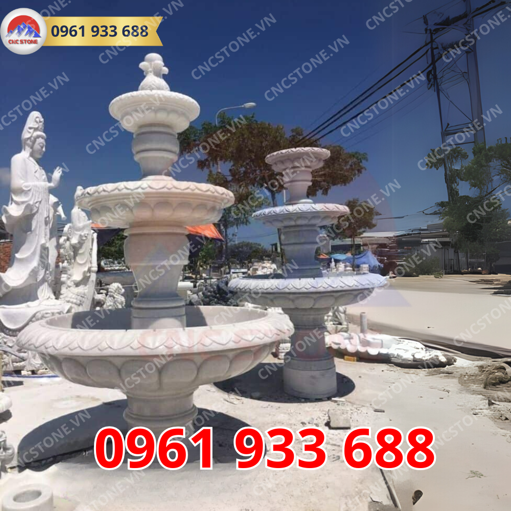 Mẫu đài phun nước bằng đá tự nhiên