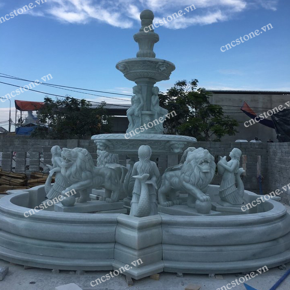 mẫu đài phun nước đẹp chỉ có tại cncstone, vui lòng liên hệ số điện thoại 0961.933.688