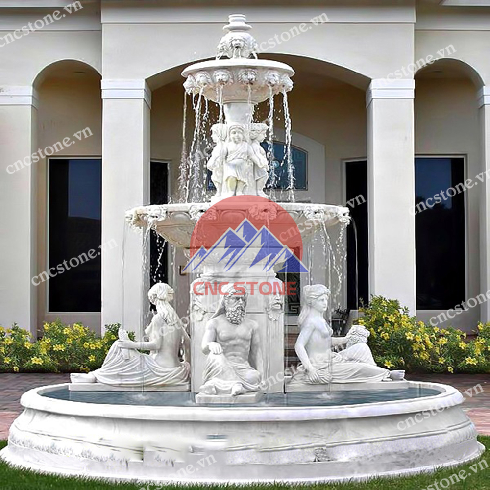 Đài phun nước ngoài trời M38 tại cnc stone