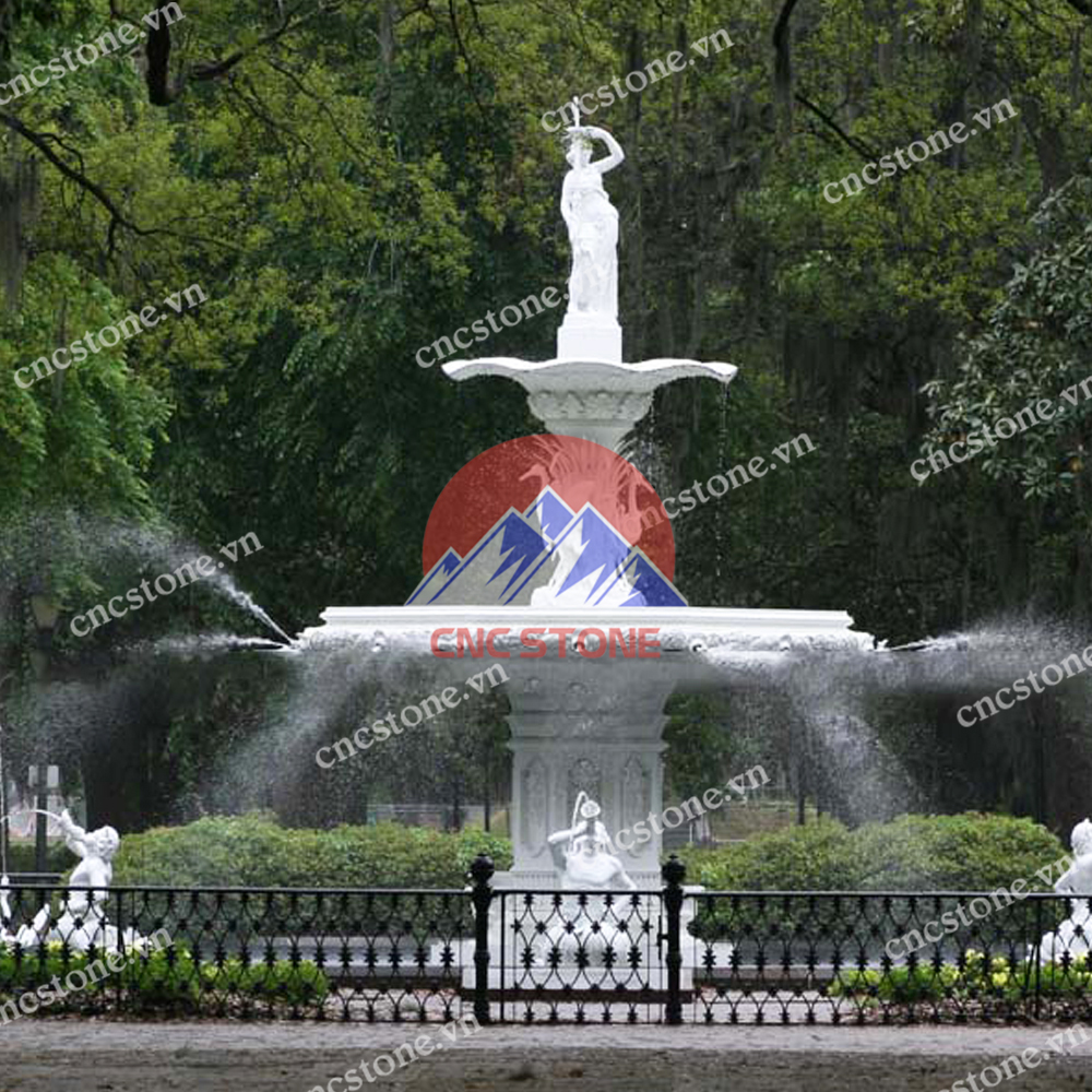 Đài phun nước ngoài trời M39 tại cnc stone