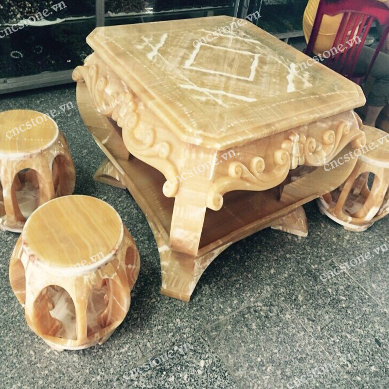 Mẫu bàn ghế đá