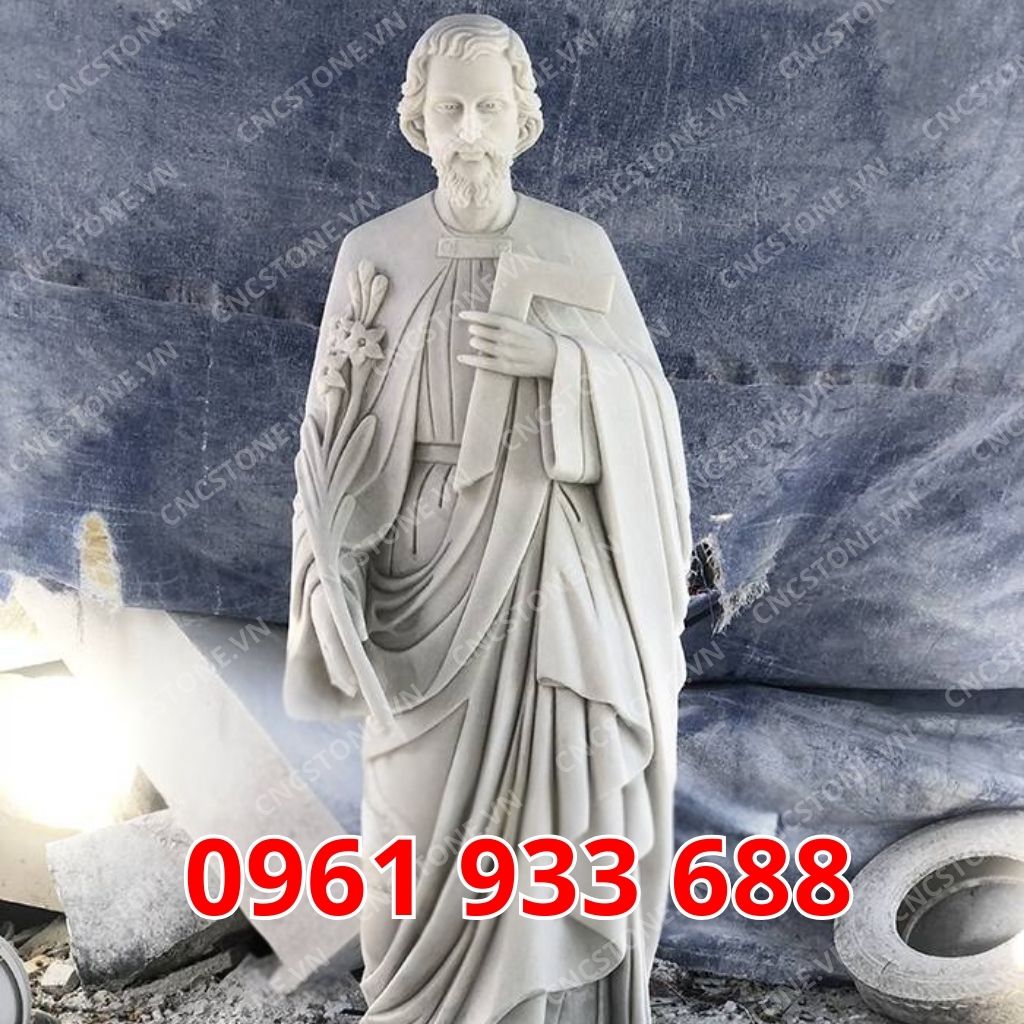 Tượng Thánh Giuse thợ bằng đá