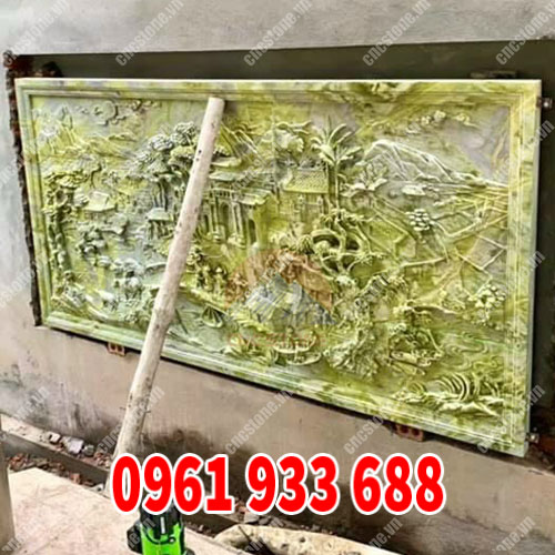 Phù điêu đá xanh ngọc Yên Bái