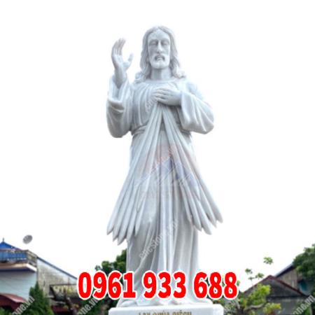 Tượng Thánh Giesu bằng đá tự nhiên nguyên khối