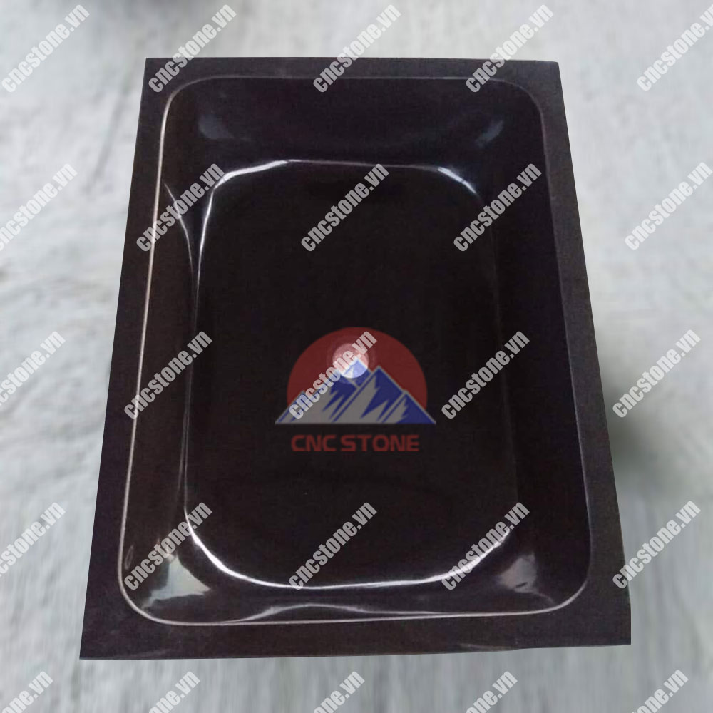Lavabo đá tự nhiên màu đen tại cnc stone
