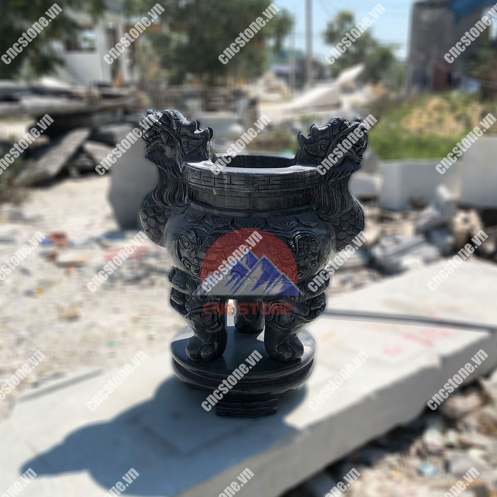 Lư hương đen đẹp tại CNCStone