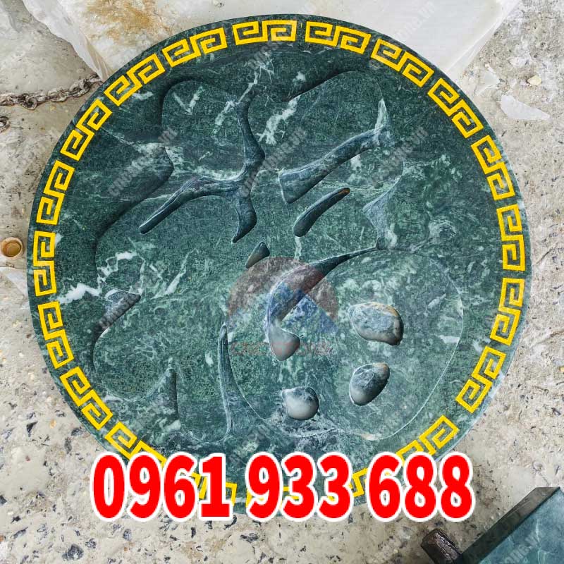 phù điêu đá vàng phượng hoàng tuyệt đẹp chỉ có tại cncstone