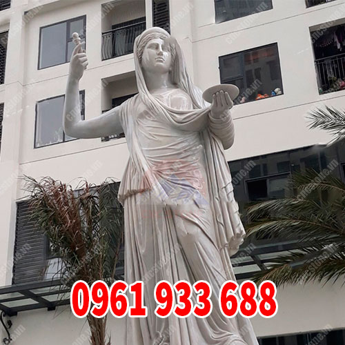 Tượng thần Hera được thiết kế bởi làng đá non nước